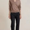 Bec&Bridge MICHELLE KNIT POLO TOP - SILT NEW