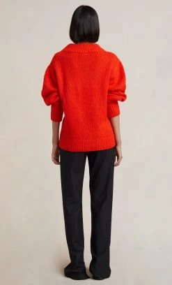 Bec&Bridge ROMANA KNIT JUMPER - FIRE NEW