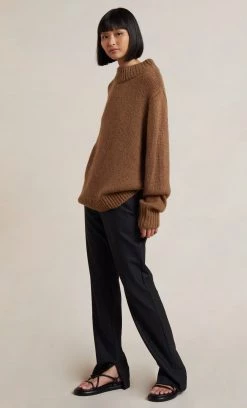 Bec&Bridge ROMANA KNIT JUMPER - TAUPE NEW