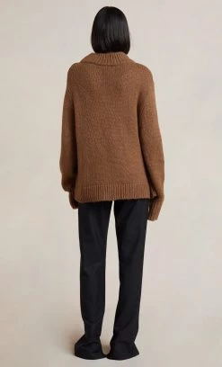 Bec&Bridge ROMANA KNIT JUMPER - TAUPE NEW