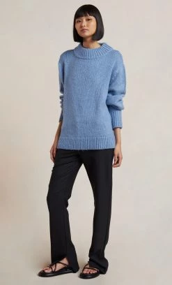 Bec&Bridge ROMANA KNIT JUMPER - SKY NEW