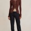Bec&Bridge SAPPHIRA KNIT CARDIGAN - CHOC