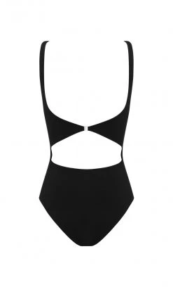 Bec&Bridge ALUNA TWIST ONE PIECE - BLACK